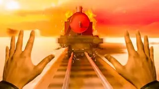 FUI PEGO POR UM TREM EM REALIDADE VIRTUAL - Suicide Guy VR