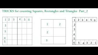 TRICKS for counting Squares, Rectangles and Triangles  Part_2