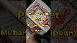 Miracles of Prophet Muhammad SAW ❤️ #shorts #islam #muslims