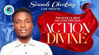 CONCERT ACTION DIVINE/ PROSPER LE BENI. SOUND CHECK. EWE GOSPEL MUSIC. @EWEGOSPELTV #ewegospeltv 