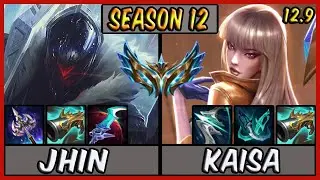Jhin vs Kaisa ADC / Korea Challenger/ Patch 12.9 / Season 12 [ 11 / 1 / 16 ] ❌