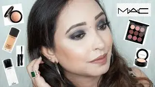 One Brand Makeup Tutorial // MAC Cosmetics // Step by Step Smokey Eye Tutorial // Nisha Agarwal
