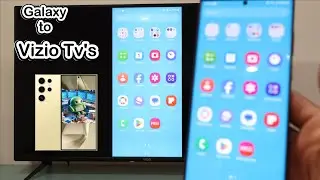 Vizio TV: How To Screen Mirror Your Samsung Galaxy Android Phone Wirelessly To Your Vizio TV(2024)
