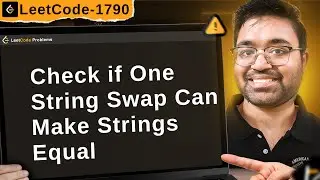 1790. Check if One String Swap Can Make Strings Equal | leetcode daily challenge | shashcode | dsa