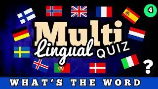 Sprachen Quiz Multilingual Quiz 4 - Language Quiz Europe - Fremdsprachen Europa