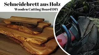 Schneidebretter aus Holzstamm selber machen