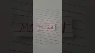 Ms office package&hearts;️🙏#new #newvideo #handwriting #shortsfeed #trending #shorts