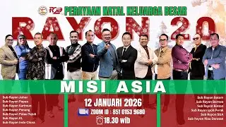 Perayaan Natal Keluarga Besar  Rayon 20 Misi Asia