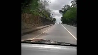 Drive by Trinidad West Indies going into Port of Spain