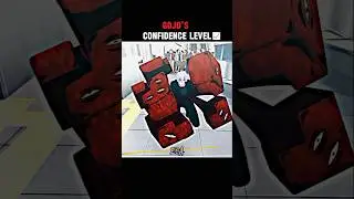 GOJO'S CONFIDENCE LEVEL📈||GOJO ATTITUDE😈#shorts #anime #gojo #jujutsukaisen