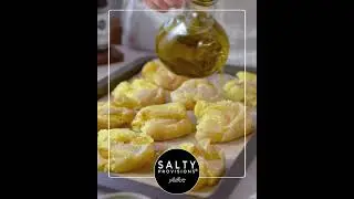 Smashed Potatoes with Wanderlust Salt - Salty Provisions