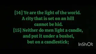 March 2025 Matthew 5:12-16 Bible Memory Song KJV 