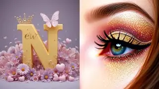 choose your  name FIRST LETTER  and ,😍see your 🤩eye makeup || @sweetie ||2025 || yt  video