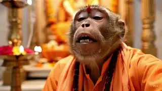 Ai Monkey Vlog 🐒 #Ai #souravjoshivlogs #monkey #vlog #virtualworld 