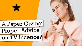 Proper TV Licence Advice In A Paper? - It Can&rsquo;t Be True