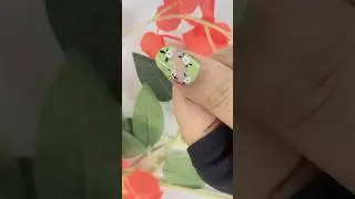 Easy and unique nail art at home with toothpick 💅#trending #nailart #viralvideo #youtubeshorts