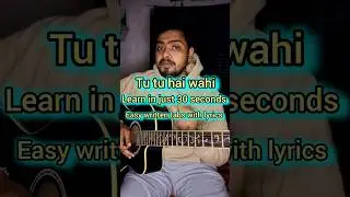 Tu tu hai wahi guitar tabs lesson #guitartabs #tabsstudio #guitar #bollywoodguitar