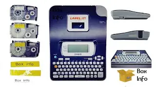 Принтер этикеток Casio KL-820-W (рабочий)