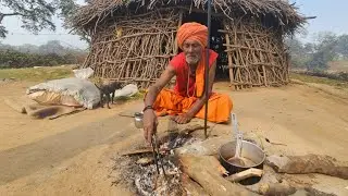Chitrkoot के बीहड़ जंगल में मंदाकिनी किनारे वृद्ध संत की तपस्या!! दर्शन मात्र से मनोकामना पूर्ण 