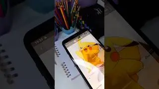 ⚡️Pikachu⚡️#shorts #pokemon #viral #sketchbook #ardrawingapp