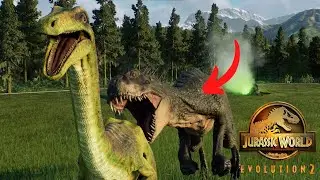 Scorpios Rex Bites A Gallimimus By The Head Sending It To The Ground-Yeeting It #jwe2 #shorts