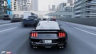 Forza Horizon 5 | Deberti Ford Mustang GT DD '18 - Gameplay & NYC Highway (Traffic) [4K PS5Pro]