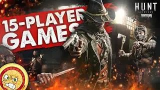 The 15-player HUNT: Showdown experience..
