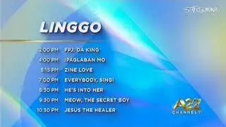 A2Z Channel 11 - Sunday Schedule Bumper (8-1-2021)