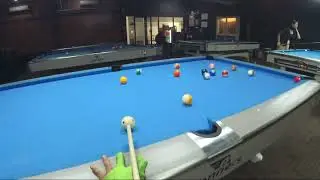 Solid ball, 8 ball practice POV, cut video