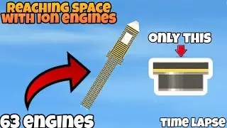 REACHING SPACE BY ONLY USING ION ENGINES in spaceflight simulator