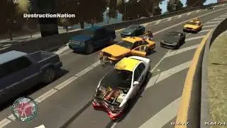 DestructionNation! GTA 4 Ragdolls Compilation [Euphoria Physics _ Funny Moments]