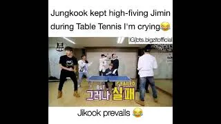BTS jungkook kept high-five to jimin😍😘 #bts#minkook#teakook