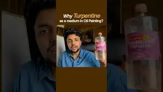 How to Use Turpentine in Oil Painting | Oil painting lessons for beginners in Hindi