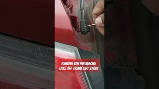 Expert tips!!! Trunk lift strut removal,   the tool you need, an how to use  #trunkstrut #cars