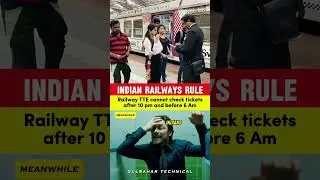 Indian Railways&rsquo; Night Rule: TTE Can&rsquo;t Check Tickets After 10 PM 🚆❌