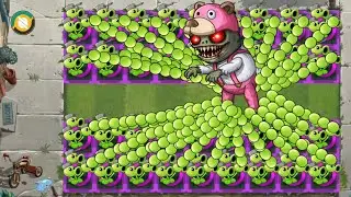 Pvz 2 CHALLENGE - Infinity Plant Food Vs Super Strongest Bear Zombie