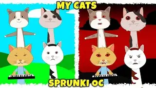 My Sprunki OC: Beluga Cat VS Happy Cat VS Huh Cat VS Keyboard Cat | Normal Vs Horror