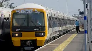Southeastern Class 465 Networker - 465001 With Network Southeast Sticker At Slade Green - 8th April