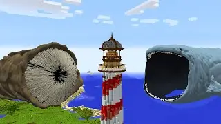 SURVIVING FROM DUNE SANDWORM AND THE BLOOP in Minecraft - Gameplay