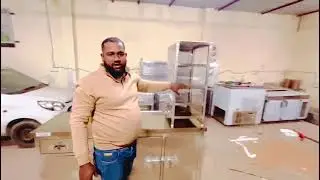 Ss tea coffee counter with storage rack. #teacounter #ss #muskanrefrigeration Contact us 7530853089