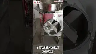 1 Hp chilly cutter machine #machine #kitchenappliance #viral #cuttingskills