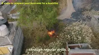 6 steps to prepare your business for a bushfire