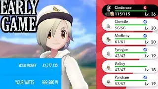 How to Get EZ Money,Watts,and EXP - Pok&eacute;mon Sword Hp Pavilion Gaming (Early Game)