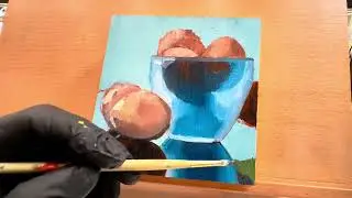 Painting Process: Oil Alla Prima, Eggs Still Life