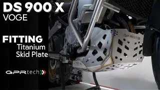 GPR Tech Paracoppa in Titanio, Titanium Skid Plate #Voge900DSX #900DSX #900voge #vogemoto