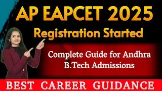 AP EAPCET 2025 Registration Begins 🔥 Complete Guide for Andhra B.Tech Admissions