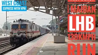 FIRST & FINAL RUN OF WEST COAST EXPRESS IN LHB & ICF CONSISTS