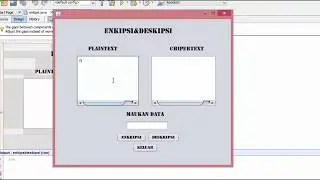 Tutorial Membuat Aplikasi Enkripsi&Desrkipsi  Metode Chaesar Chipher Menggunakan Java NetBeans