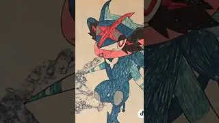 #ashgreninga #greninja #ashketchum #pokemon #kalos #battlebond #starterpok&eacute;mon #ninja #animation