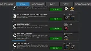 mcoc second in line objective target